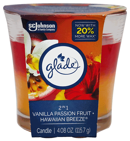 GLADE VELA VAINILLA JOY 4.8 OZ