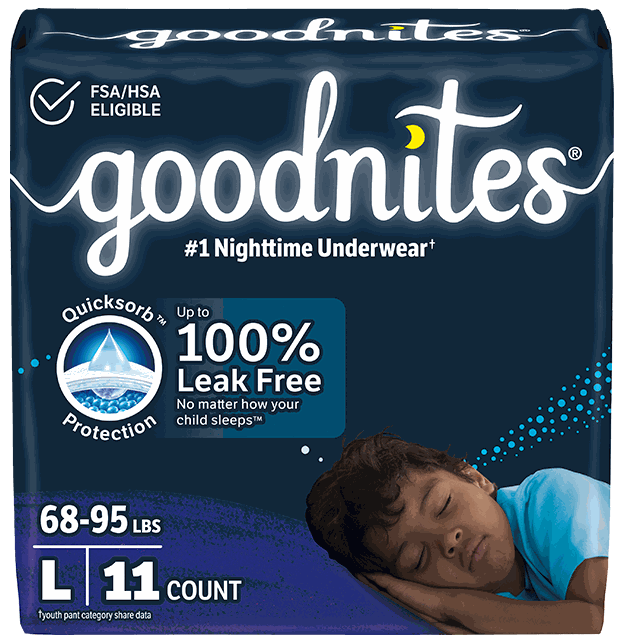HUGGIES GOODNITES JUMBO L BOY 11/1