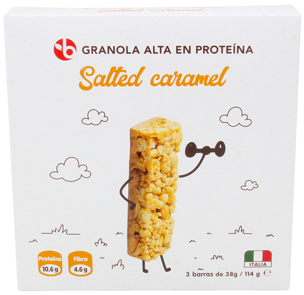 BRAVO BARRA GRANOLA AP MA/CA SALADO 114G