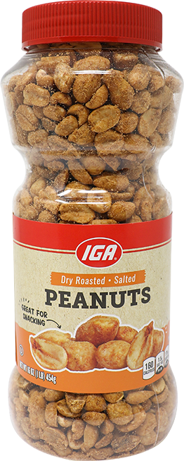 Iga Dry Roasted Peanut Sea Salt16 OZ