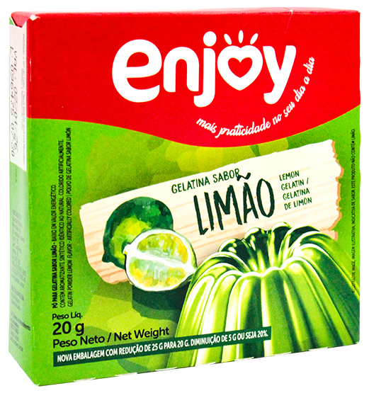 Enjoy Gelatina Limon20 GR