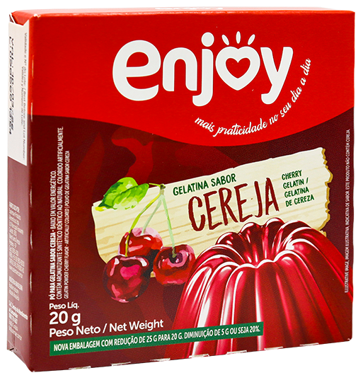 Enjoy Gelatina Cereza20 GR