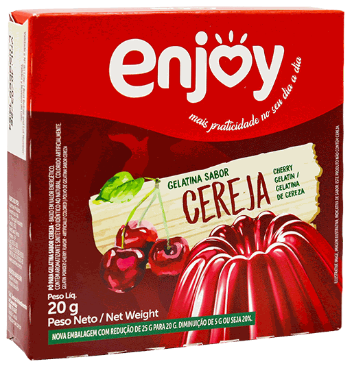 ENJOY GELATINA CEREZA 20 GR