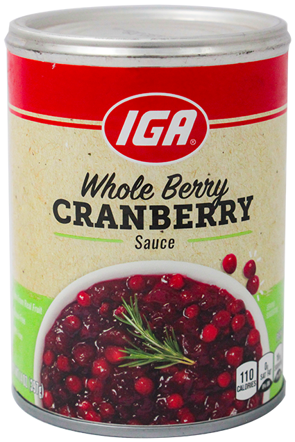 Iga Cranberry Sauce Whole14 OZ