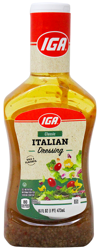 IGA ITALIAN DRESSING 16 OZ
