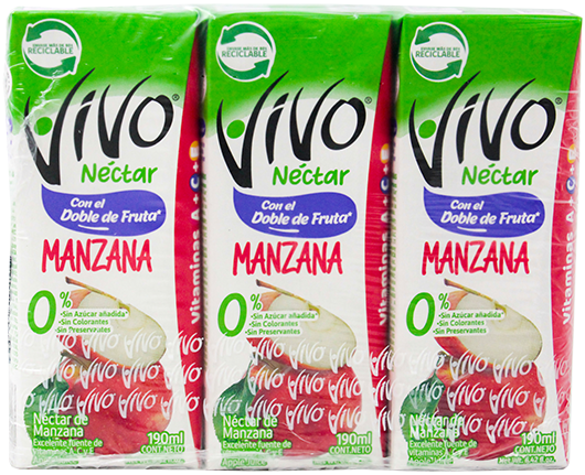 Vivo Jugo Nectar C/ Stevia Manz570 ML