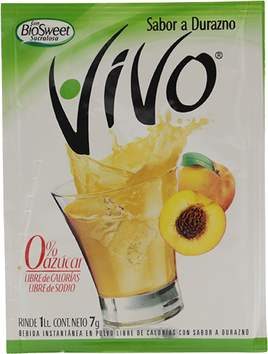 Vivo Jugo E/polvo Durazno S/azucar7 GR