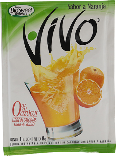 Vivo Jugo E/polvo Naranja S/azucar7 GR