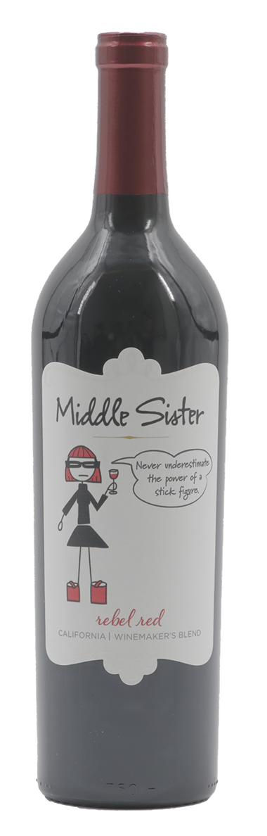 Middle Sister Vino Rebel Red75 CL