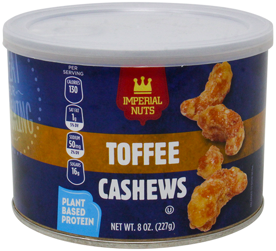 Imperial Nuts Toffee Cashews8 OZ