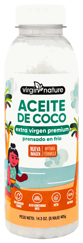 VIRGIN NATURE ACEITE COCO EX VRGN 14.3OZ