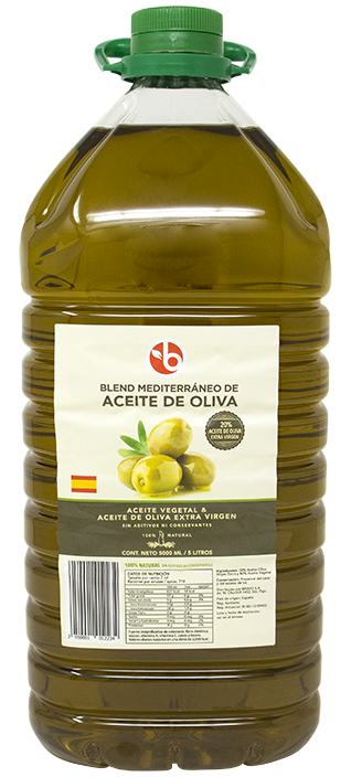 BRAVO BLEND MEDITERRANEO CON ACEITE DE OLIVA 5 LT
