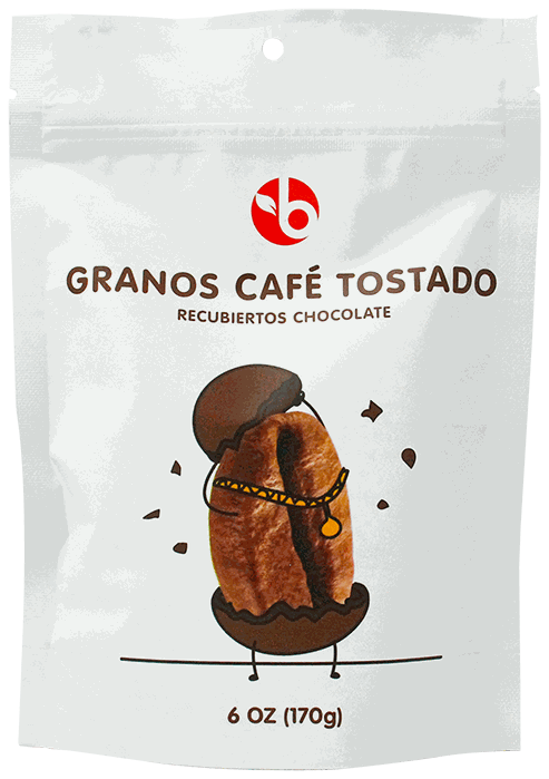 BRAVO GRANOS CAFE CUBIERTO CHOCOLATE 6OZ
