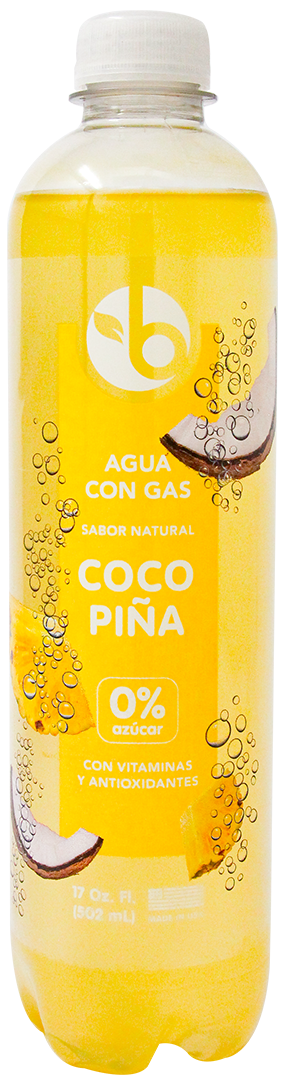 BRAVO SPARKLING COCONUT PINEAPPLE 17 OZ