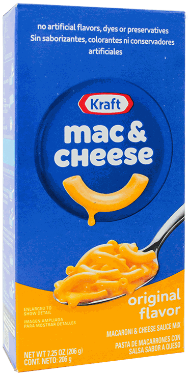 KRAFT MAC & CHS DINNER 7,25 OZ