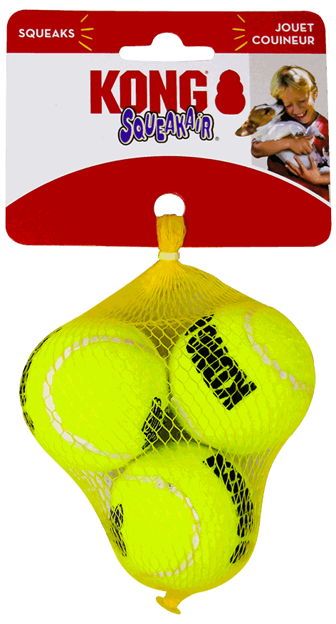 CENTRAL KON TOY AIR SQKR BALL SM 3PK