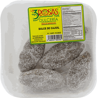 LAS 3 ROSAS DULCE CAJUIL AZUCARADO 9 OZ