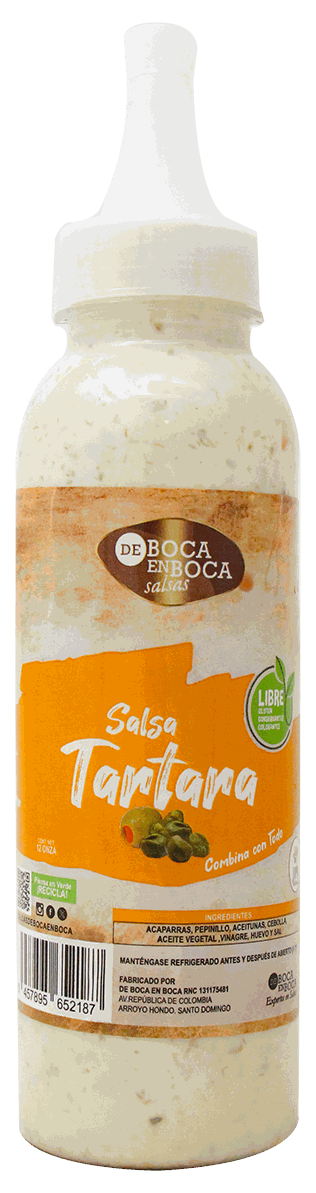 DE BOCA EN BOCA SALSA TARTARA 12 OZ