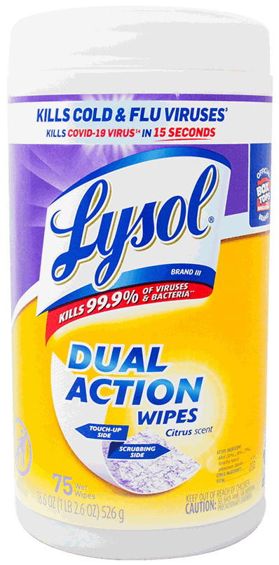 LYSOL WIPES LEMON & LIMA 35 CT