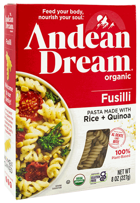 ANDEAN DREAM ORG PASTA QUINOA FUS 8 OZ