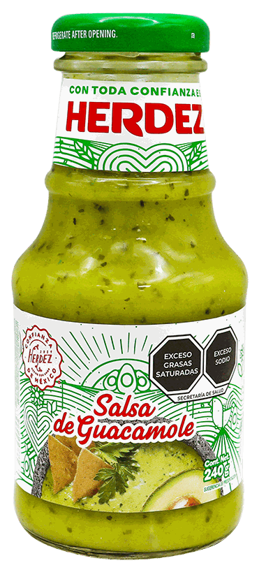 HERDEZ SALSA GUACAMOLE 240 GR