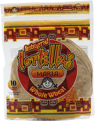 Maria Tortilla Trigo Integral10 UND
