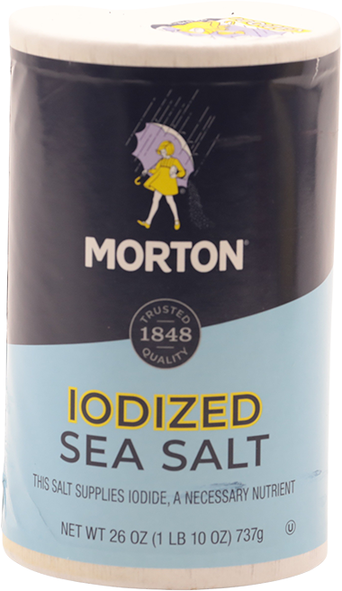 Morton Iodized Sea Salt26 OZ