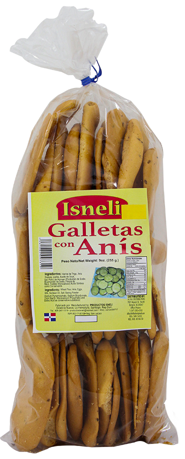 ISNELI GALLETAS C/ANIS 255 GR
