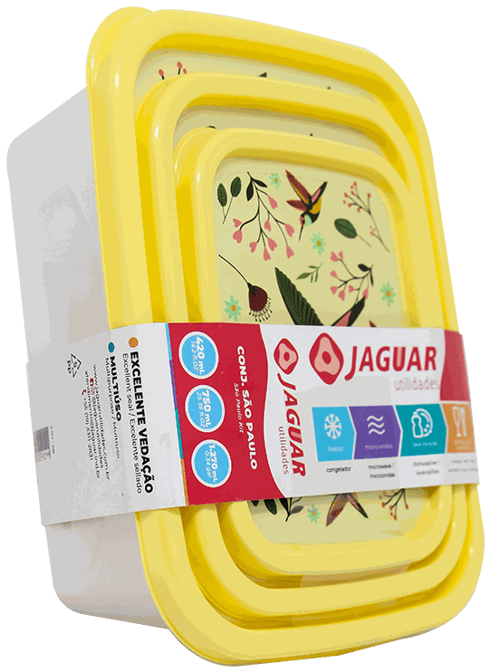 JAG ENVASE RECT.PLASTI.3PZ SALAD 4014