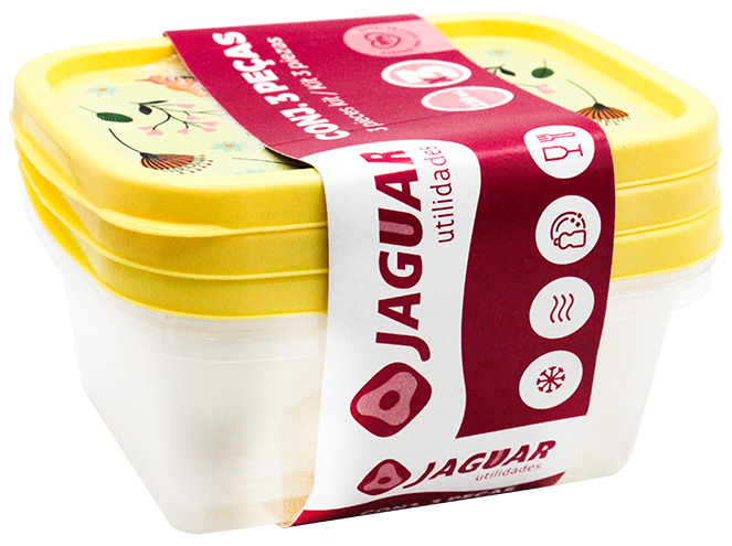 Jag Envase Rectangular 220ml Salad3 UND