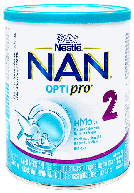 Nestlé® Nan® Optipro® Etapa 2, Lata400 GR
