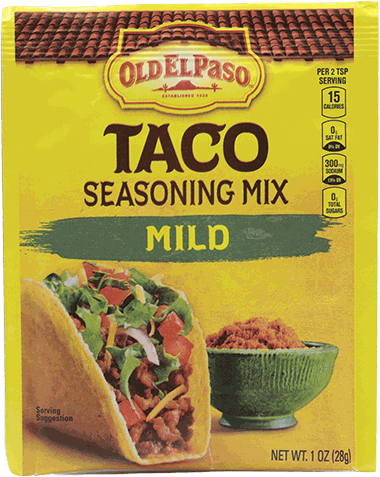 OLD DEL PASO SAZON TACOS MILD 1 OZ