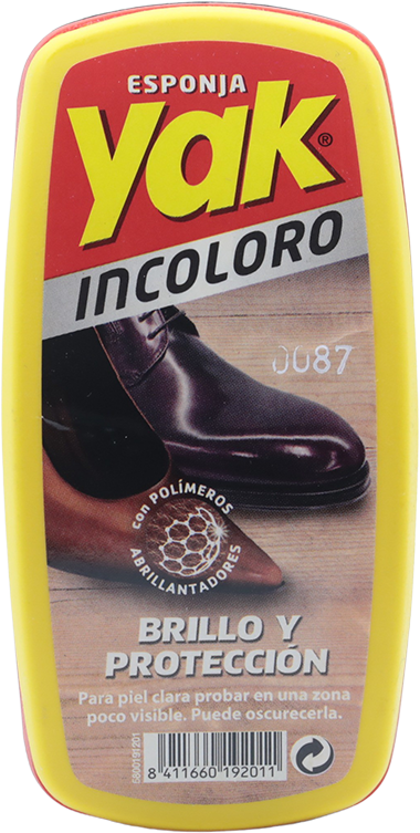 Yak Esponja Limpia Calzado IncoloroPAQ