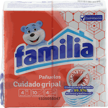 FAMILIA PA?UELO CUIDADO GRIPAL 4/1