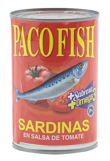 PACO FISH SARDINAS TOMATE TALL 15 OZ