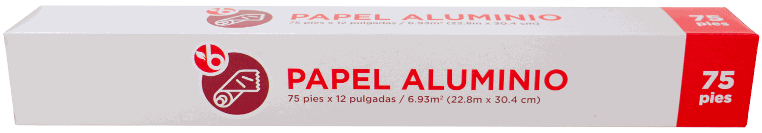 BRAVO PAPEL ALUMINIO 75 14 MIC