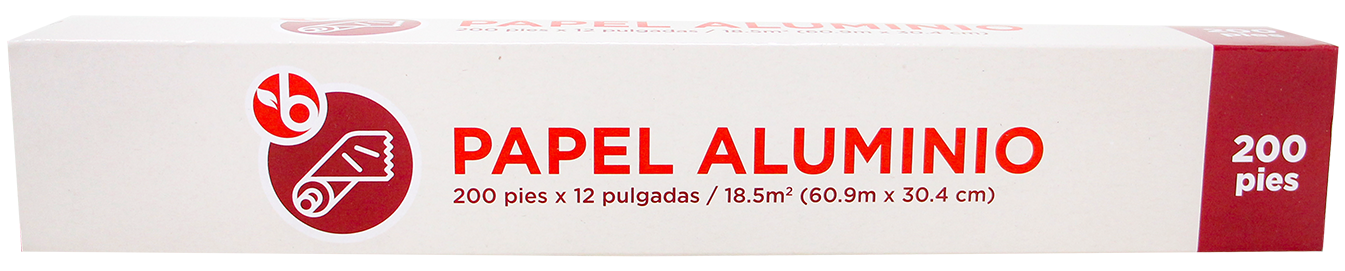 Bravo Papel Aluminio200 FT