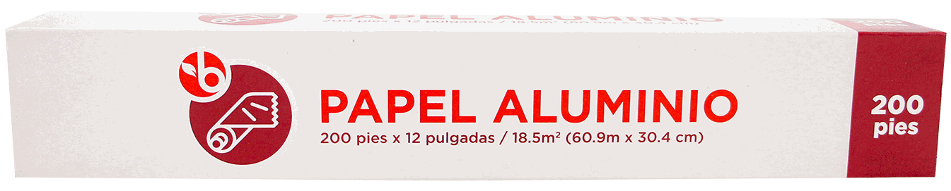 BRAVO PAPEL ALUMINIO 200 14 MIC