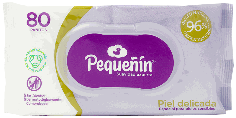 PEQUEÑIN RECIEN NACIDOS TOALLITAS 80 UN