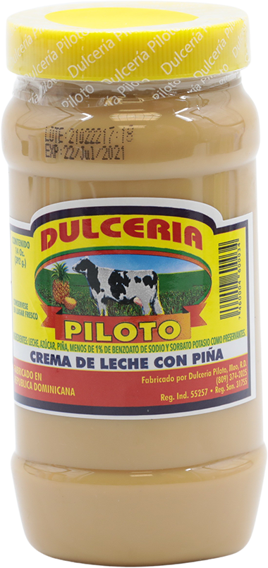Piloto Crema Leche Piña14 OZ