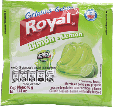 ROYAL GELATINA LIMON 40 GR