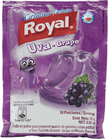 ROYAL GELATINA UVA 80 GR