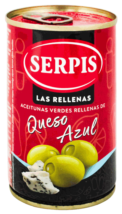 SERPIS ACEITUNAS R/QUESO AZUL 300 GR