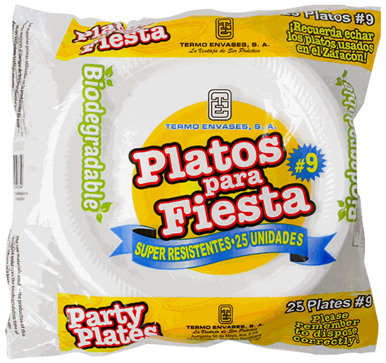 TERMO ENVASES PLATO PARTY #9 25/1