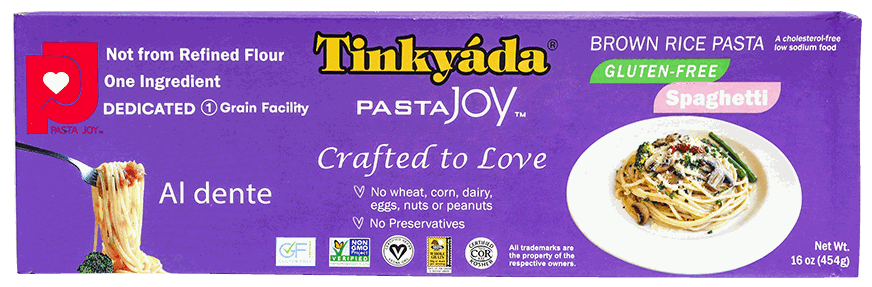 TINKYADA PASTA B.RICE SPAGUET 16 OZ