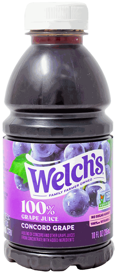 WELCHS GRAPE JUICE 100% 10 OZ