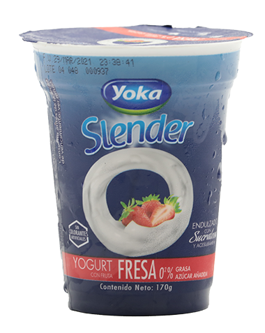 YOKA SLENDER FRESA BATIDO 6 OZ