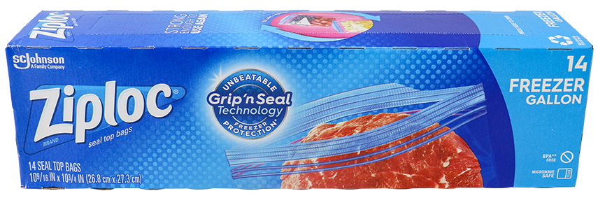 Ziploc Freezer Bag Galon14 UND