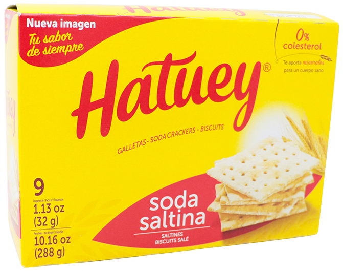 HATUEY GALLETAS SODA SALTINE 10 PQ 12 OZ