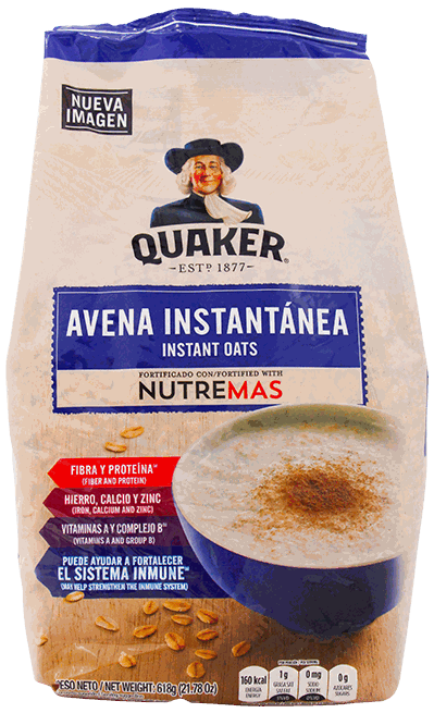 QUAKER AVENA NUTRE MAS 618 GR